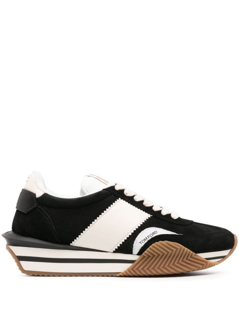 Black James Low Top Sneakers