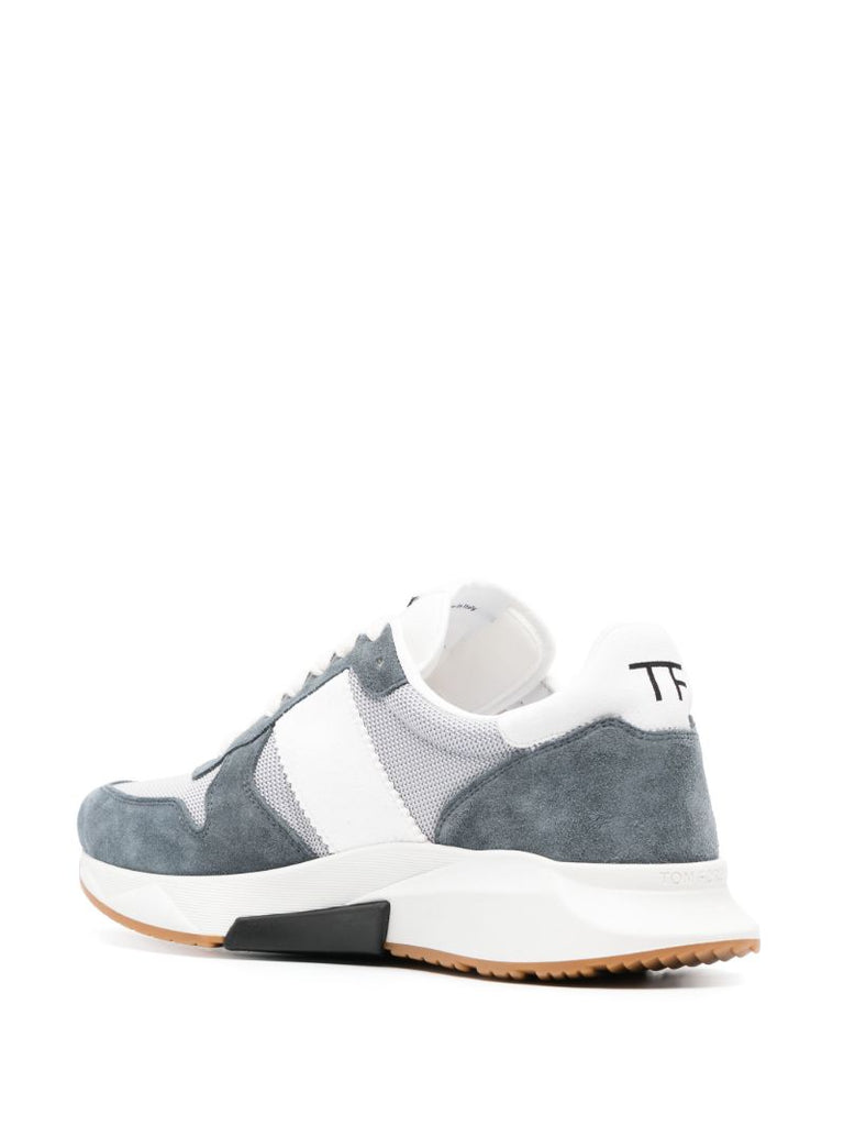 Grey Jager Leather Sneakers