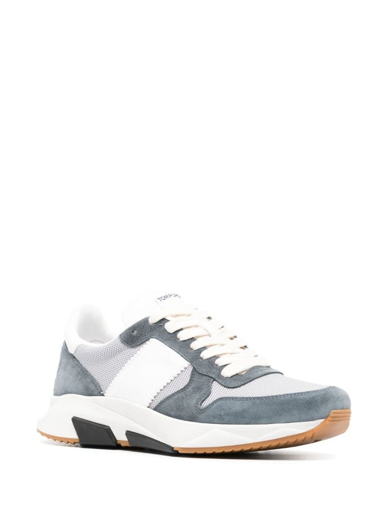 Grey Jager Leather Sneakers