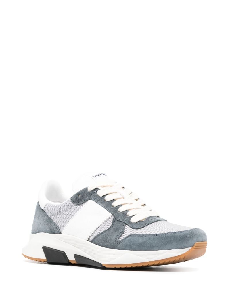 Grey Jager Leather Sneakers