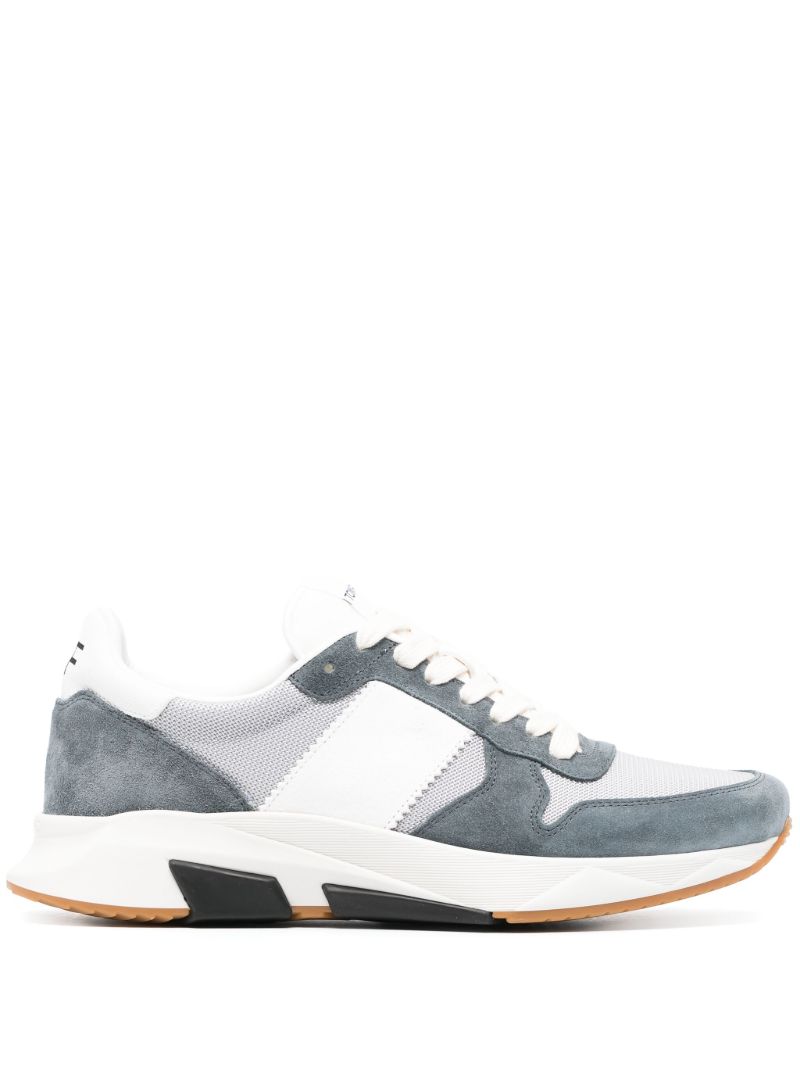 Grey Jager Leather Sneakers