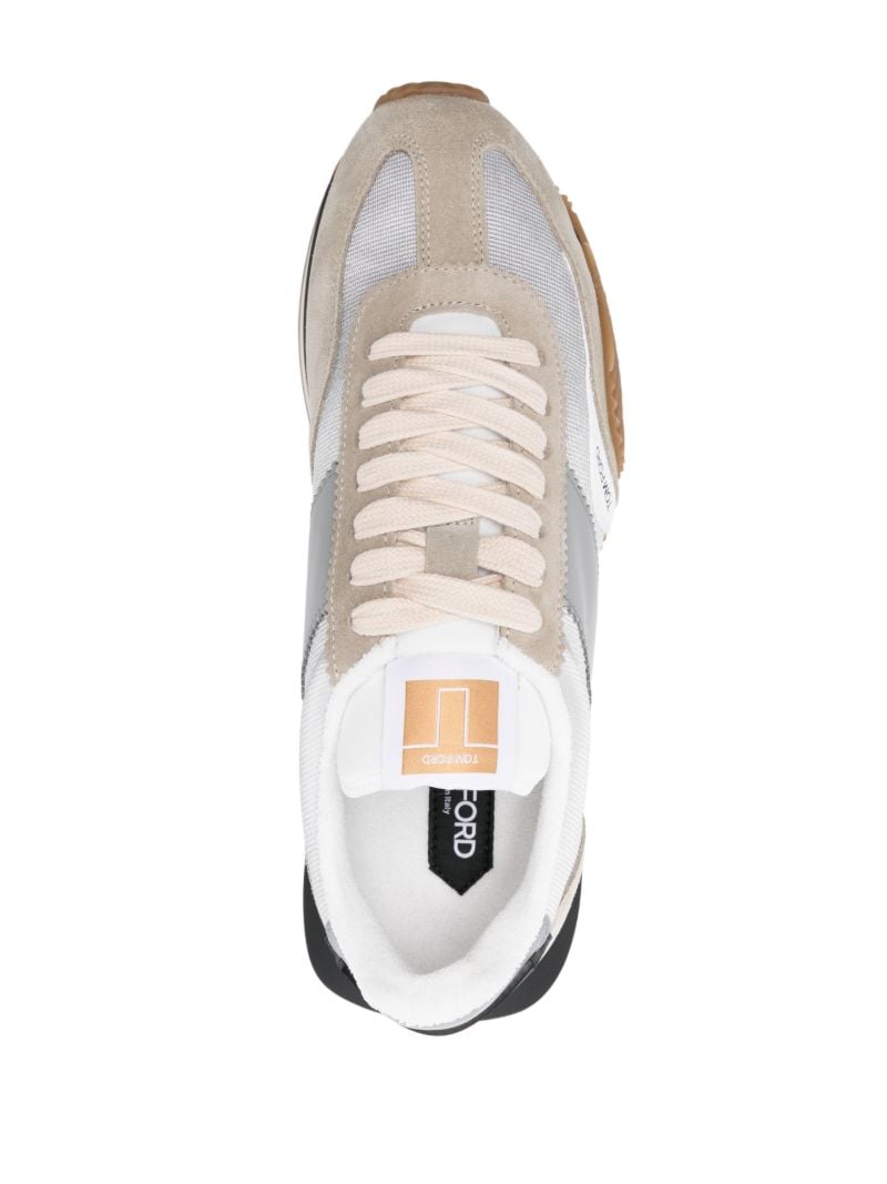 Grey James Low-top Suede Sneakers