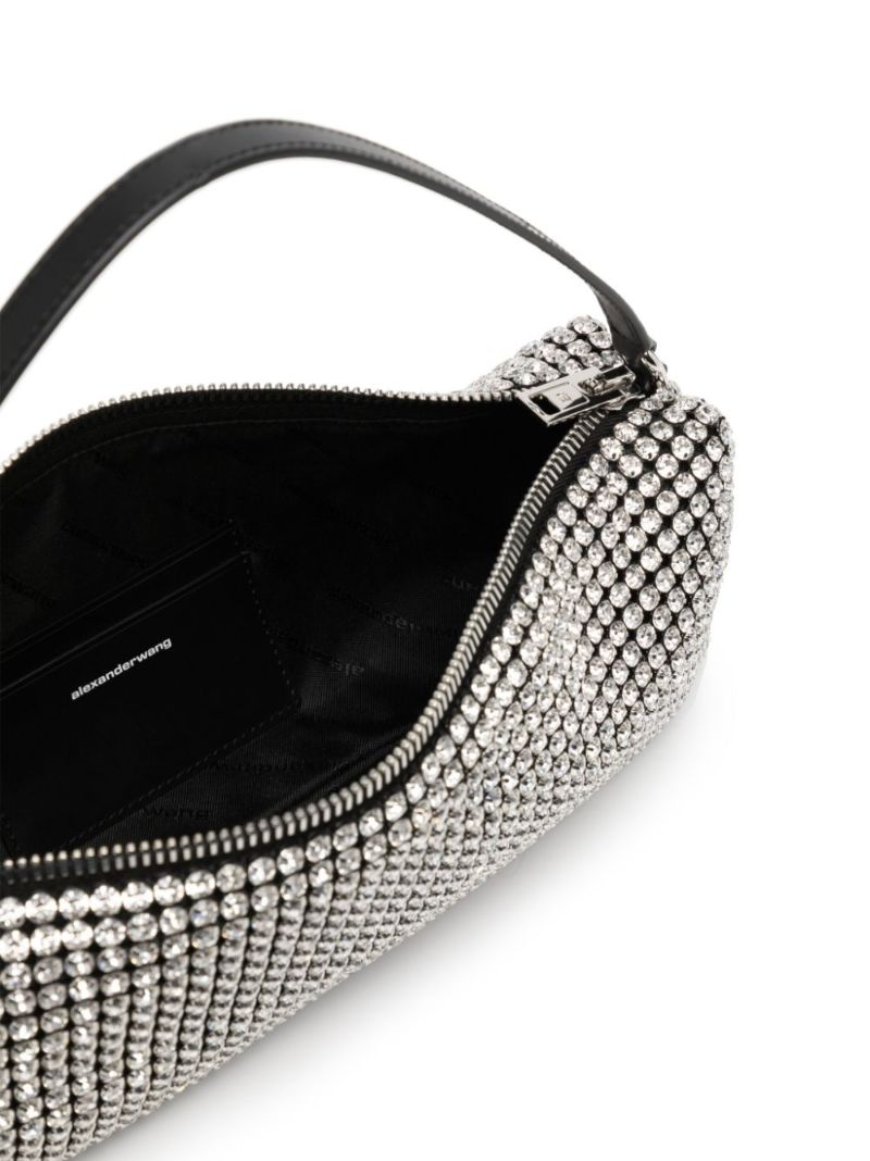 Black Heiress Flex Crystal-embellished Handbag
