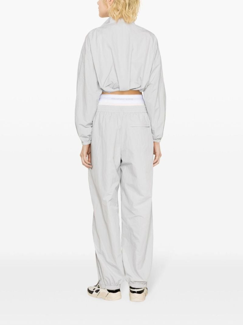 Grey Removable-top Cropped Jacket