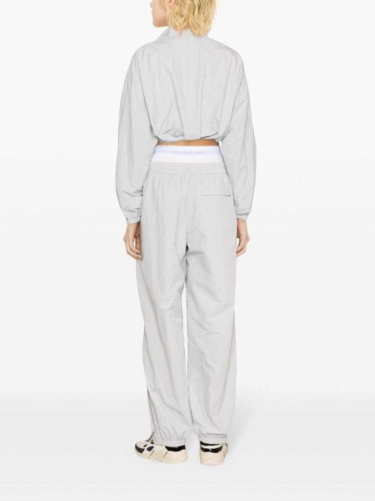 Grey Removable-top Cropped Jacket