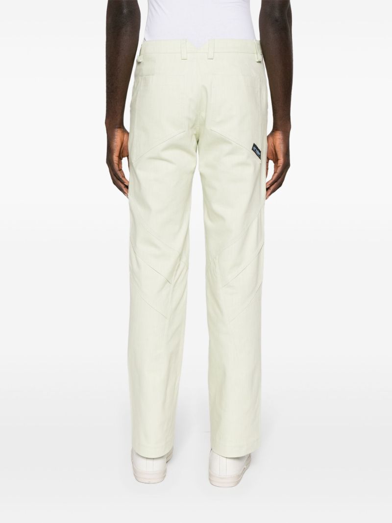Green Jukebox Mid-rise Straight-leg Trousers
