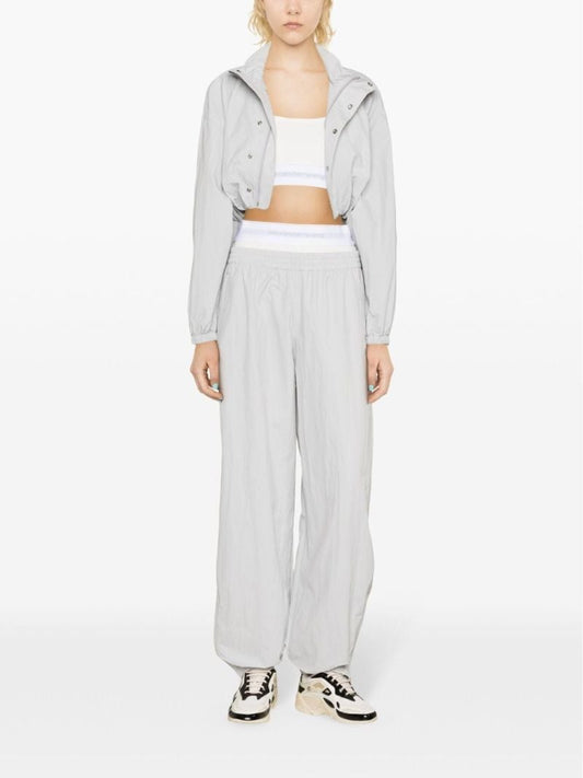 Grey Logo-waistband Track Pants