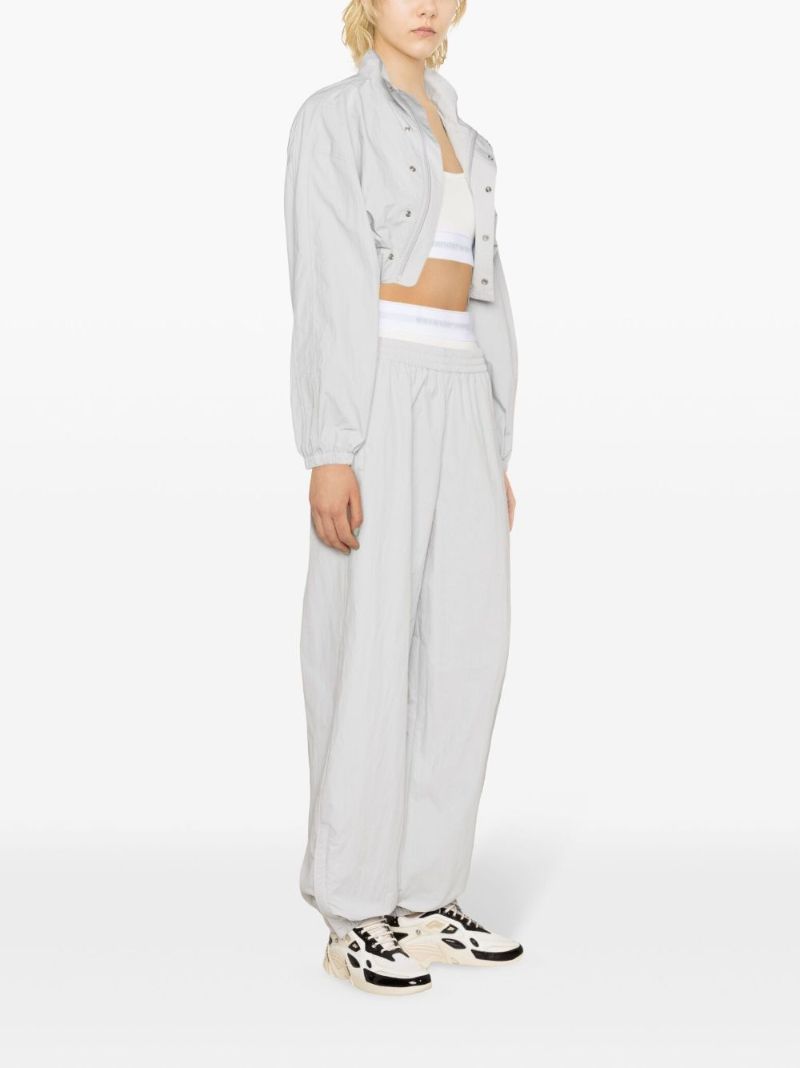 Grey Logo-waistband Track Pants