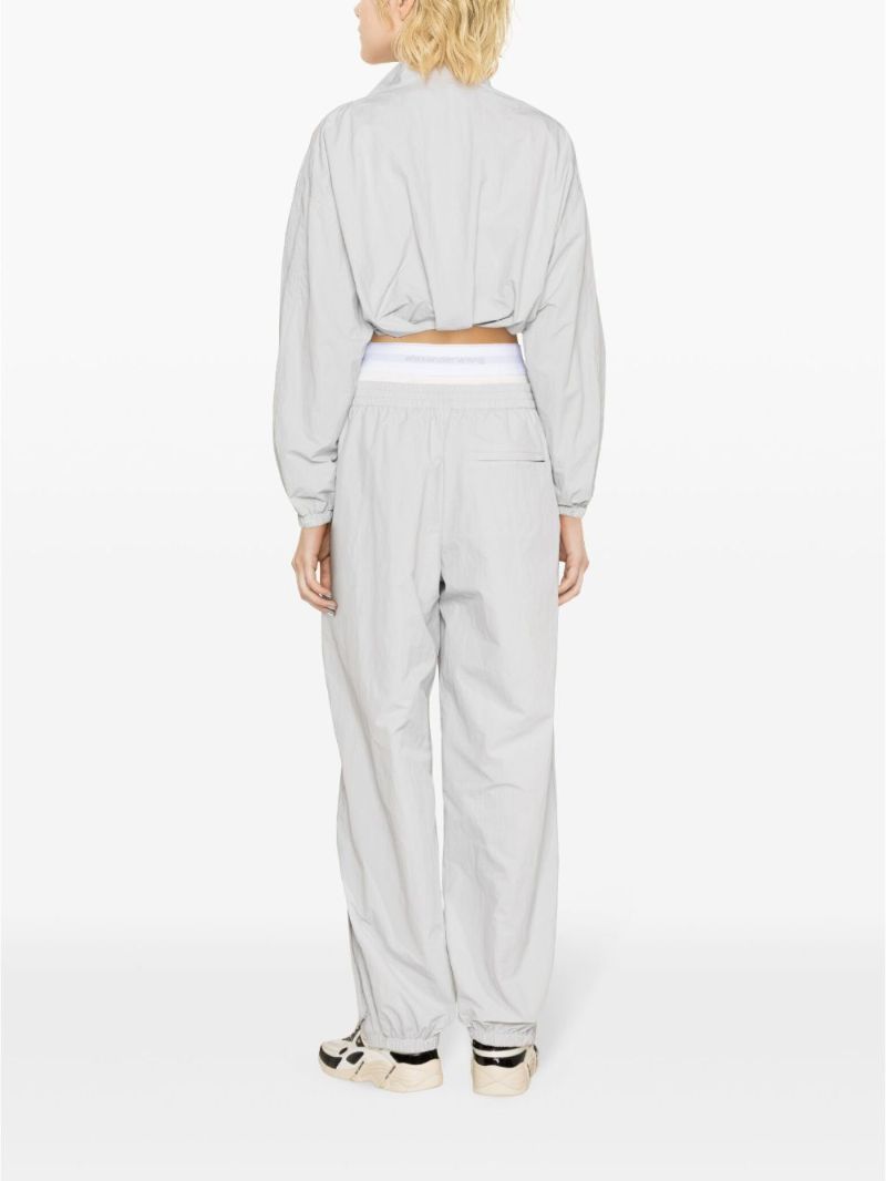 Grey Logo-waistband Track Pants