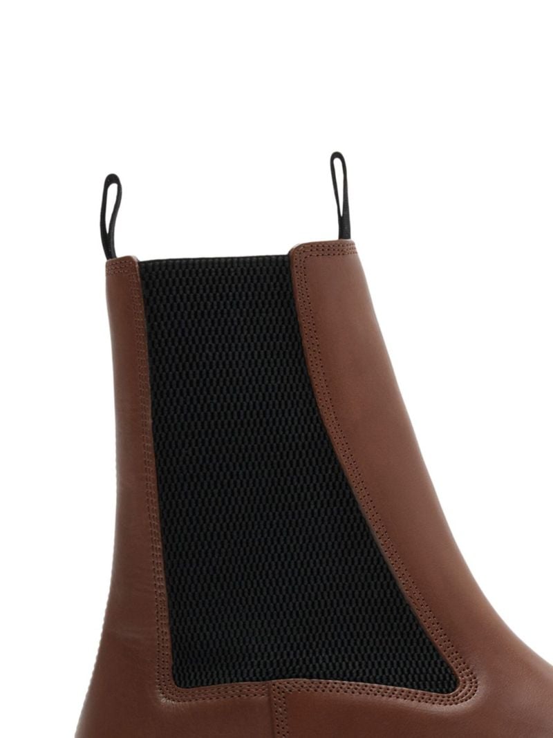 Brown Creeper Leather Chelsea Boots