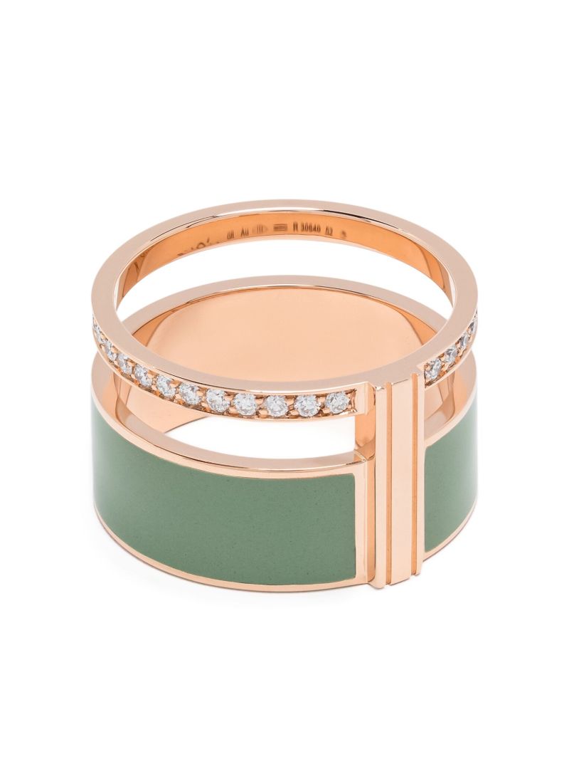 18k Rose Gold Berbere Chromatic Diamond Ring