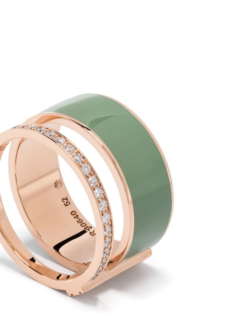 18k Rose Gold Berbere Chromatic Diamond Ring