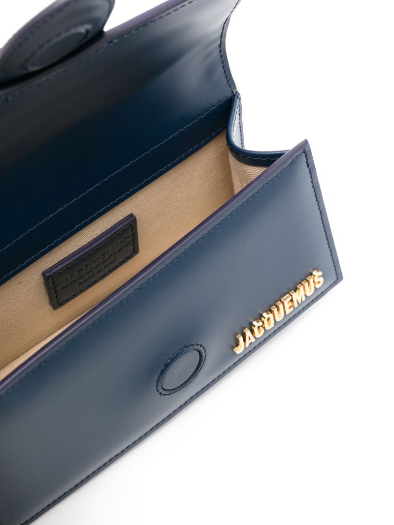 Blue Le Bambino Leather Cross Body Bag