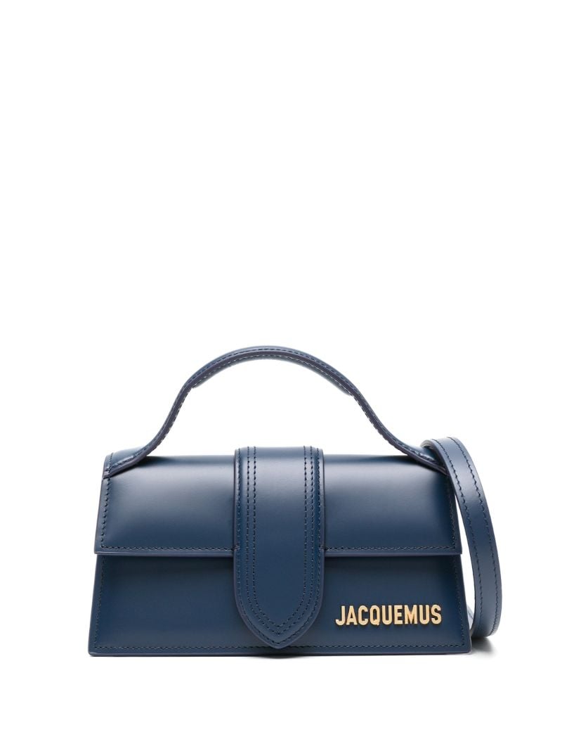 Blue Le Bambino Leather Cross Body Bag