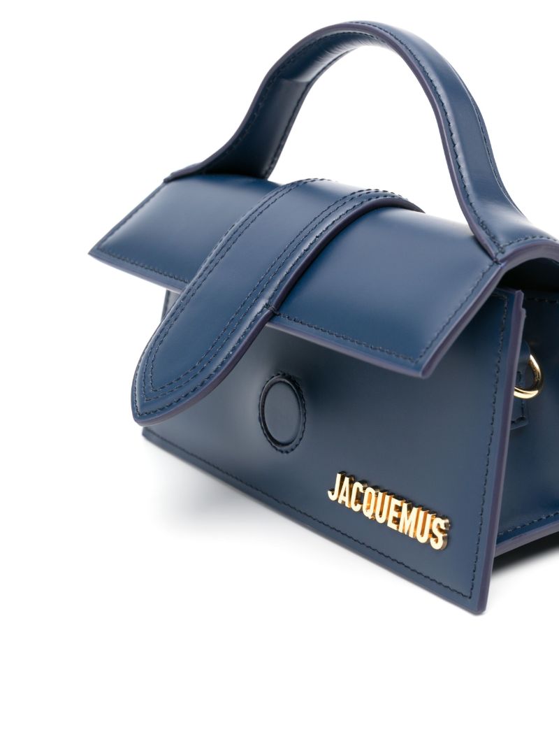 Blue Le Bambino Leather Cross Body Bag