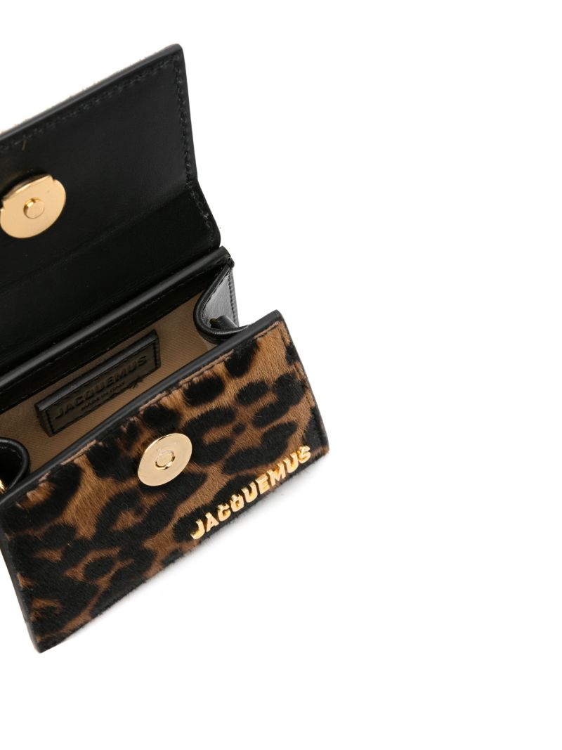 Black Le Chiquito Cheetah-print Mini Bag