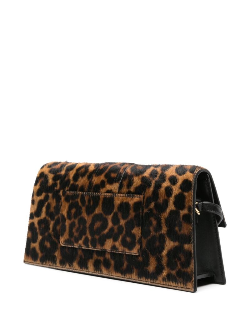 Brown Le Bambino Long Leopard-print Shoulder Bag