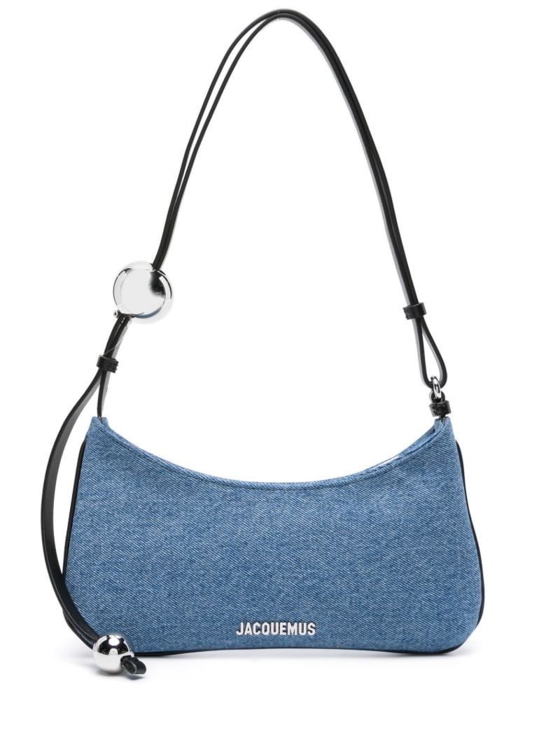 Blue Le Bisou Perle Denim Shoulder Bag
