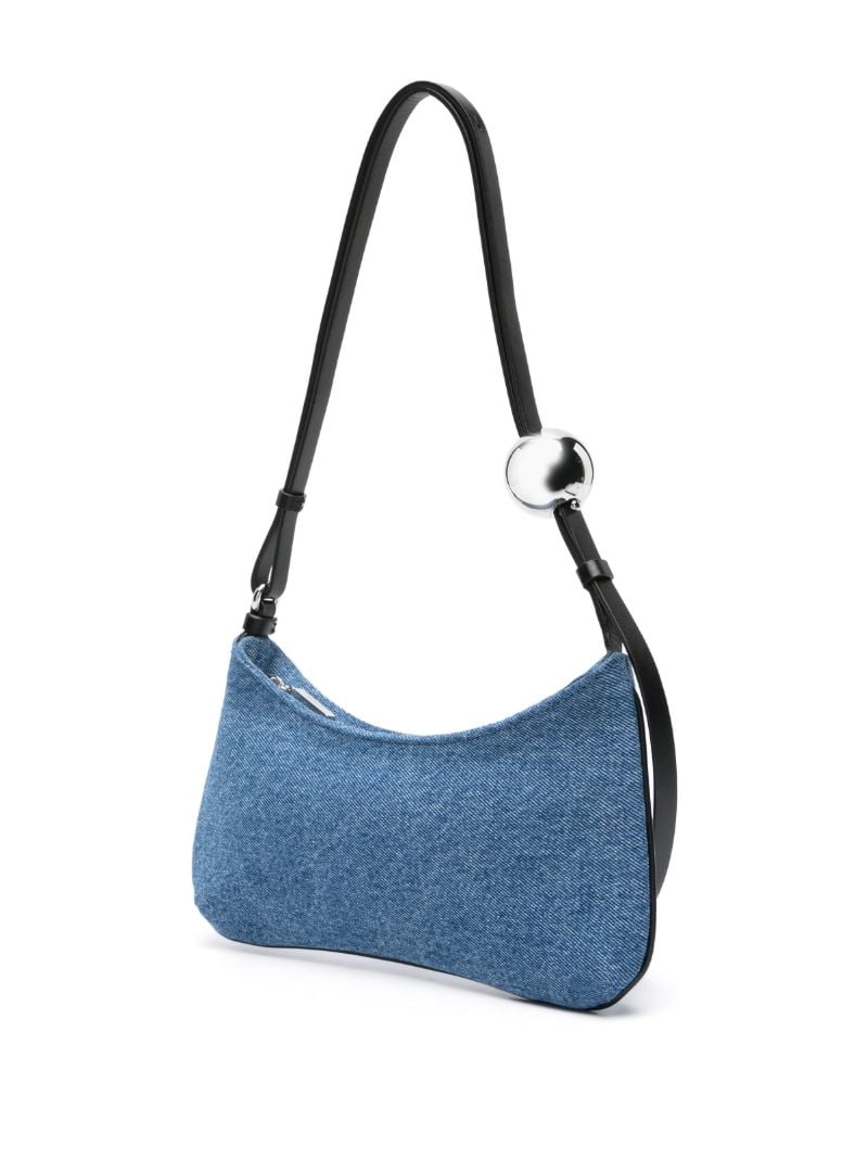 Blue Le Bisou Perle Denim Shoulder Bag