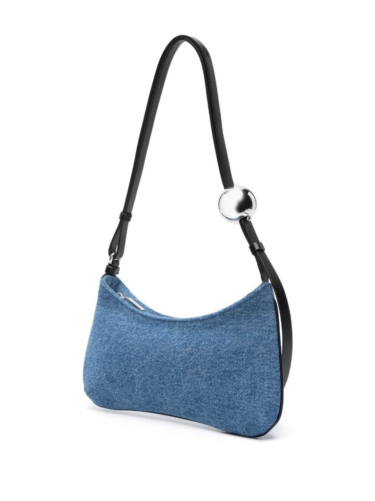 Blue Le Bisou Perle Denim Shoulder Bag