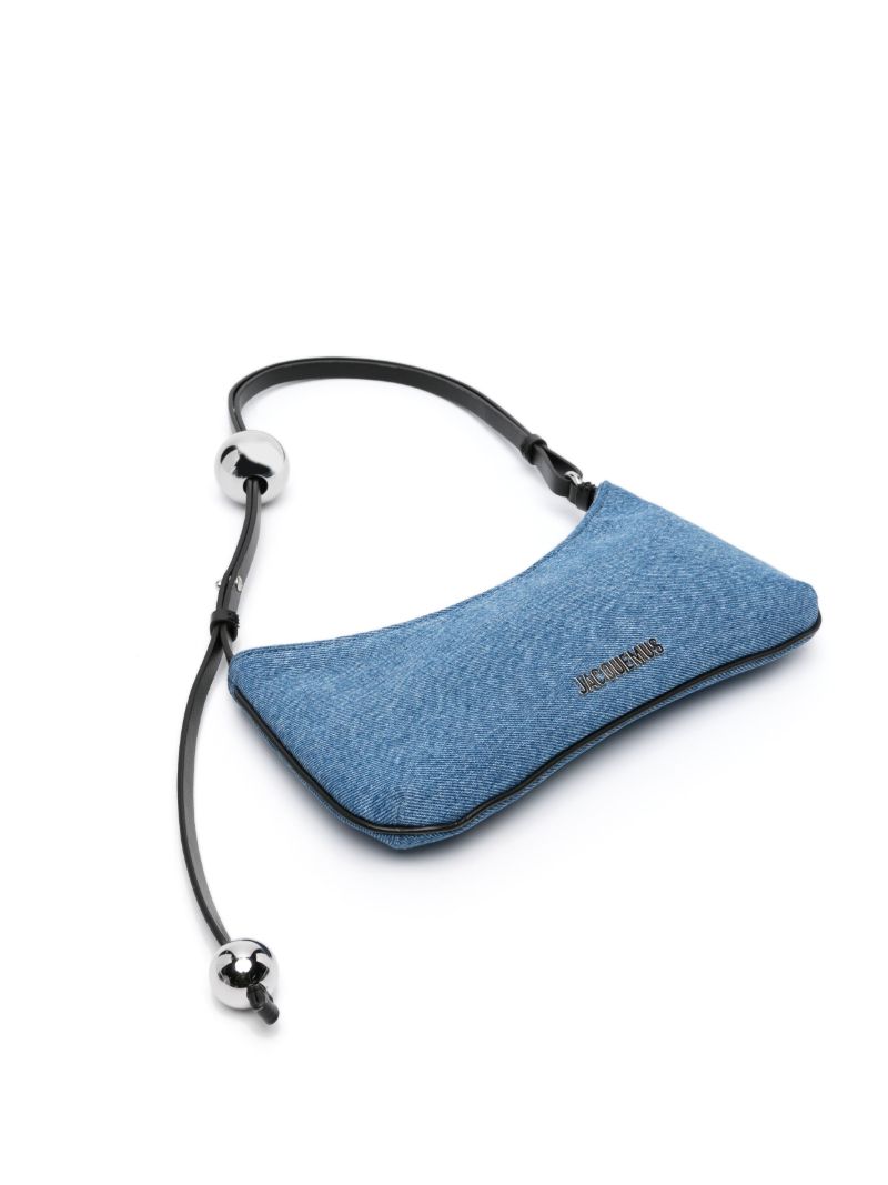 Blue Le Bisou Perle Denim Shoulder Bag