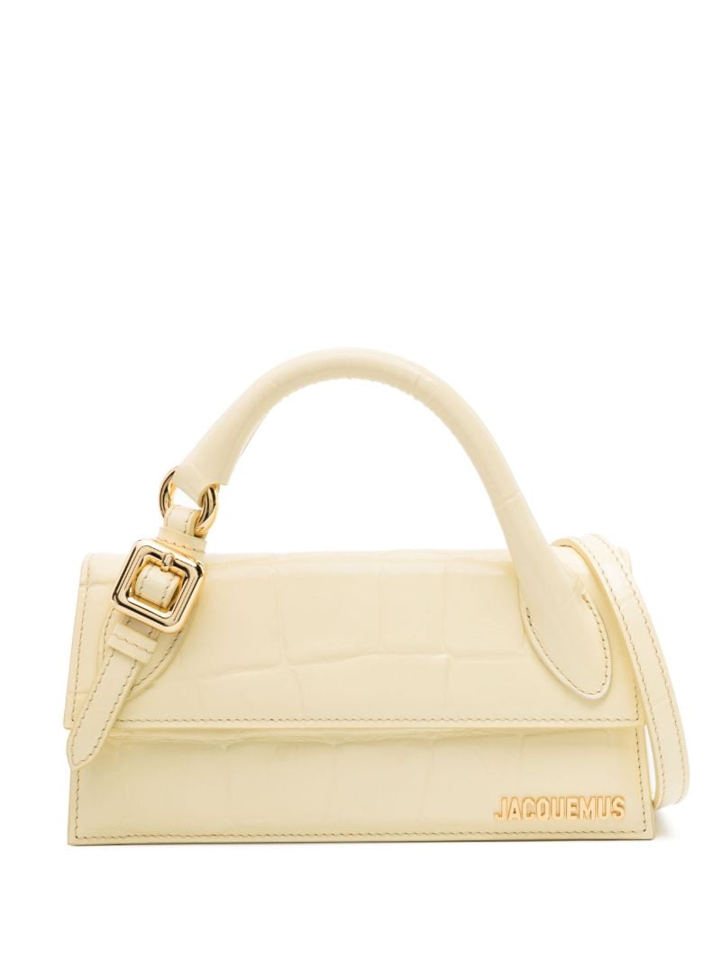 Yellow Chiquito Leather Tote Bag