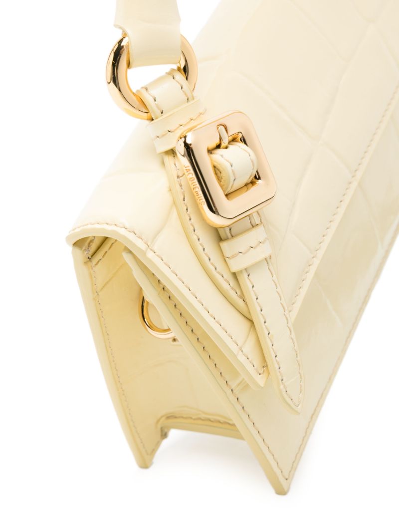 Yellow Chiquito Leather Tote Bag