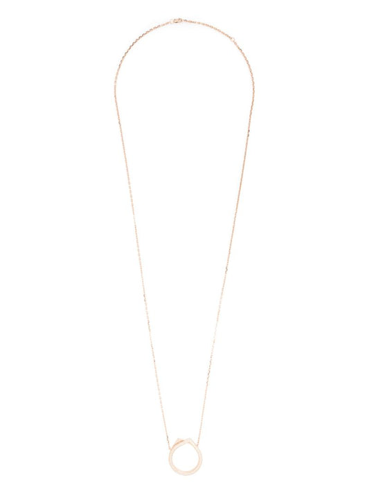 18k Rose Gold Antifer Diamond Necklace