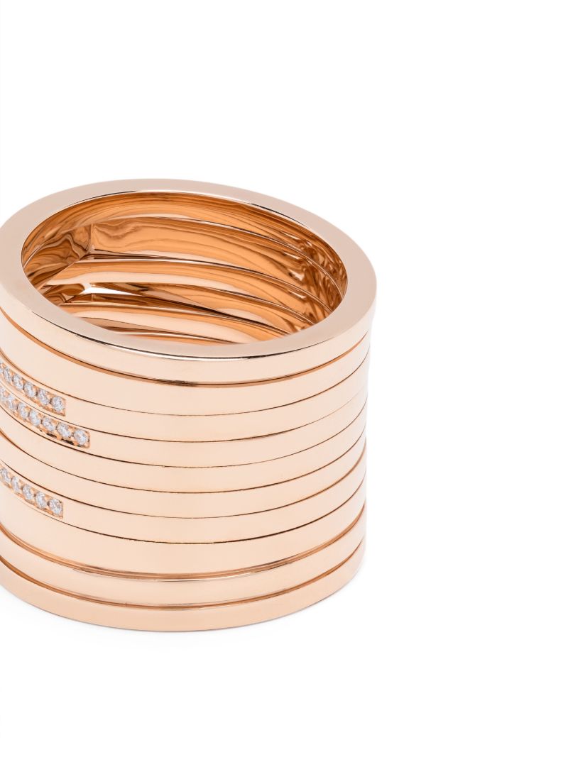 18k Rose Gold Antifer Diamond Ring