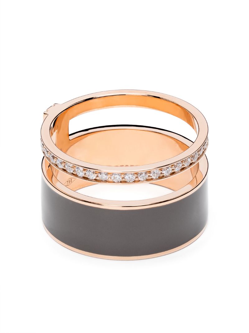 18k Rose Gold Berbere Chromatic Diamond Ring