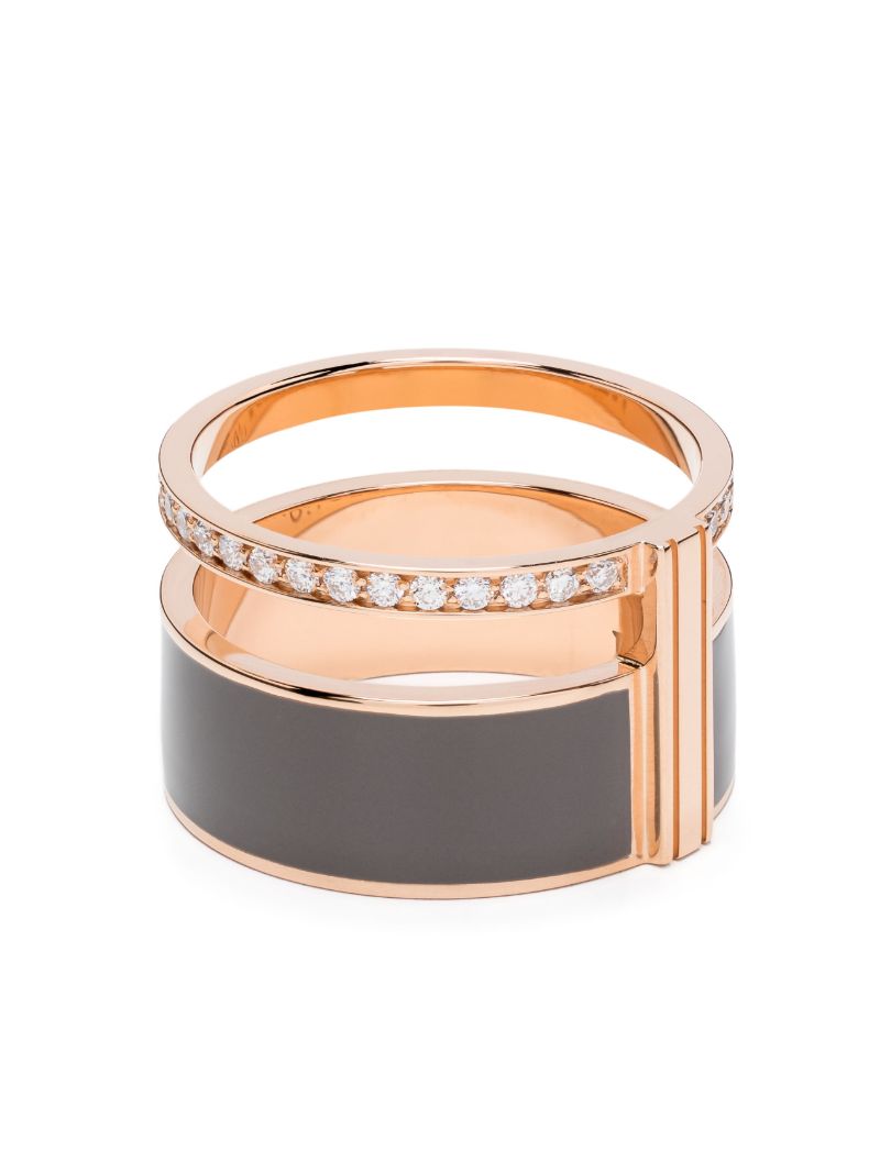 18k Rose Gold Berbere Chromatic Diamond Ring