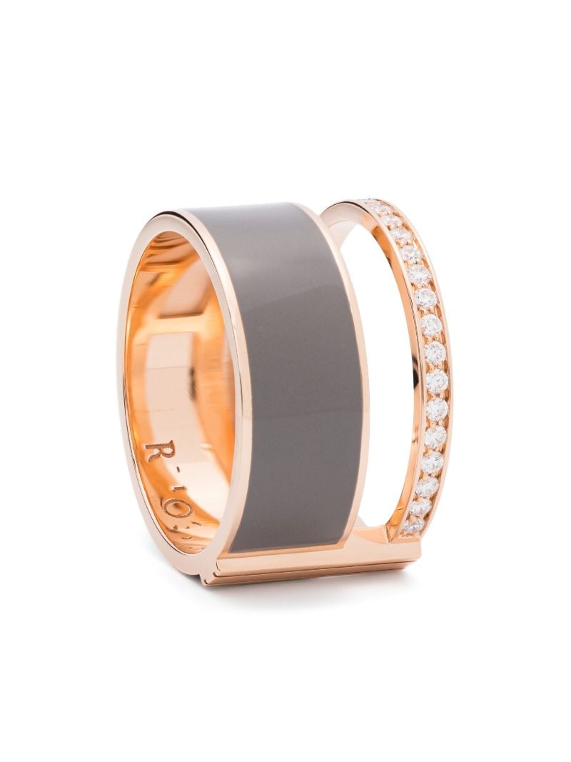 18k Rose Gold Berbere Chromatic Diamond Ring