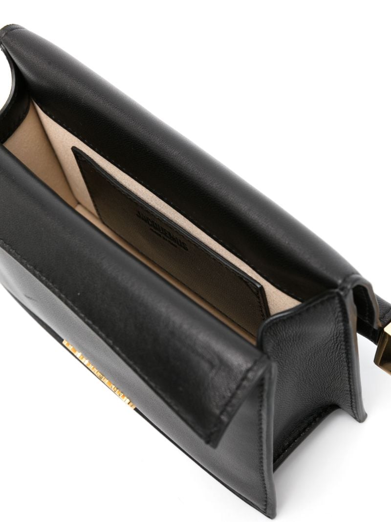 Black La Petite Pochette Rond CarrÃ_x0083_Â© Leather Clutch Bag
