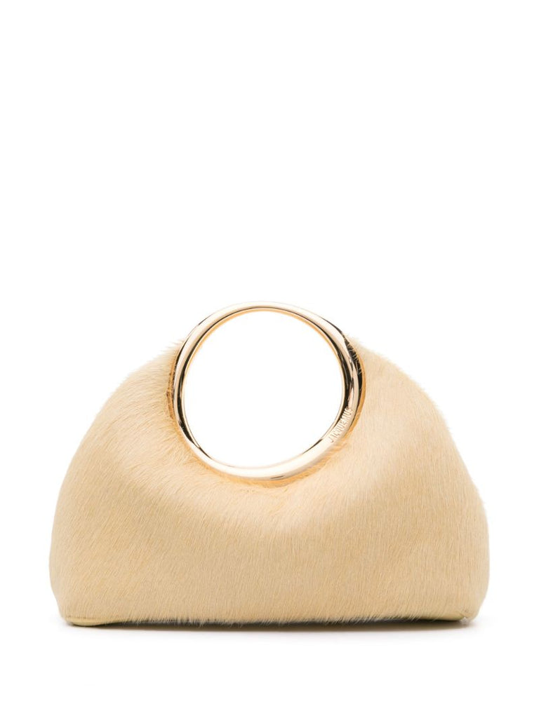 Yellow Le Calino Leather Tote Bag