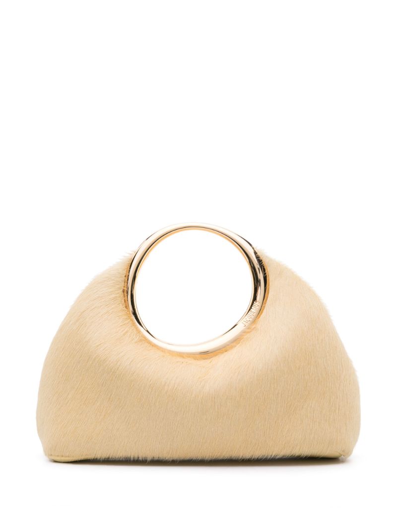 Yellow Le Calino Leather Tote Bag