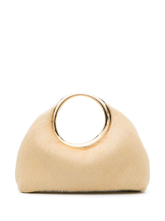 Yellow Le Calino Leather Tote Bag