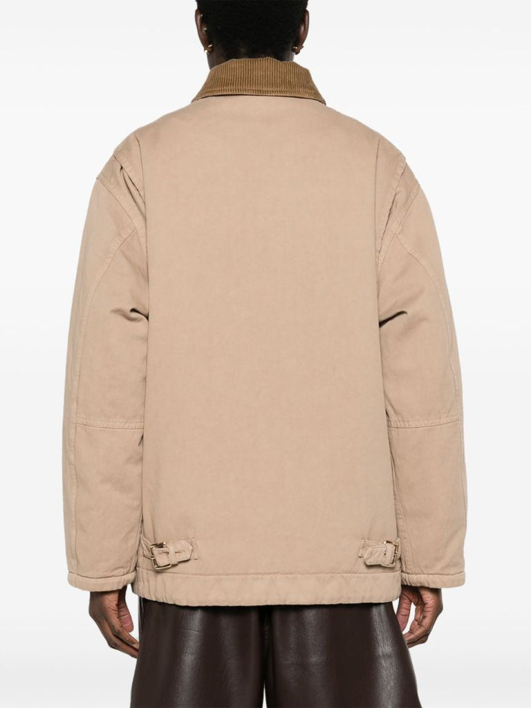 Neutral Logo-appliquÃ_x0083_Â© Shirt Jacket