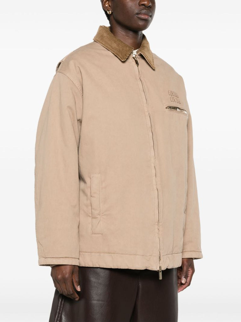 Neutral Logo-appliquÃ_x0083_Â© Shirt Jacket