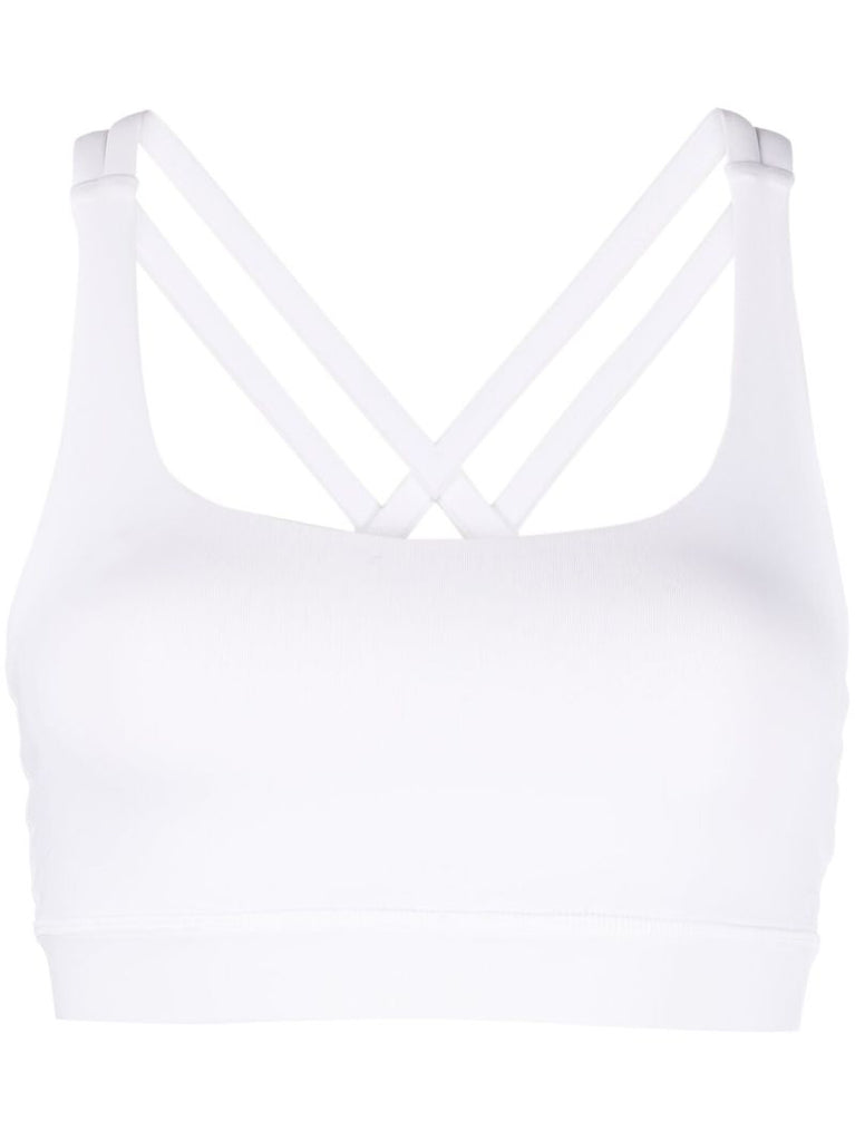 White Energy Sports Bra