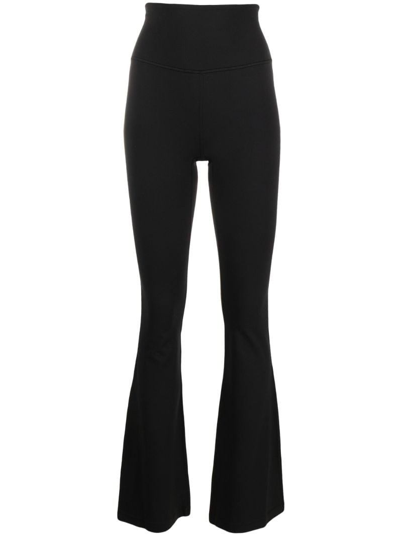 Black Groove Super-high-rise Flared Trousers