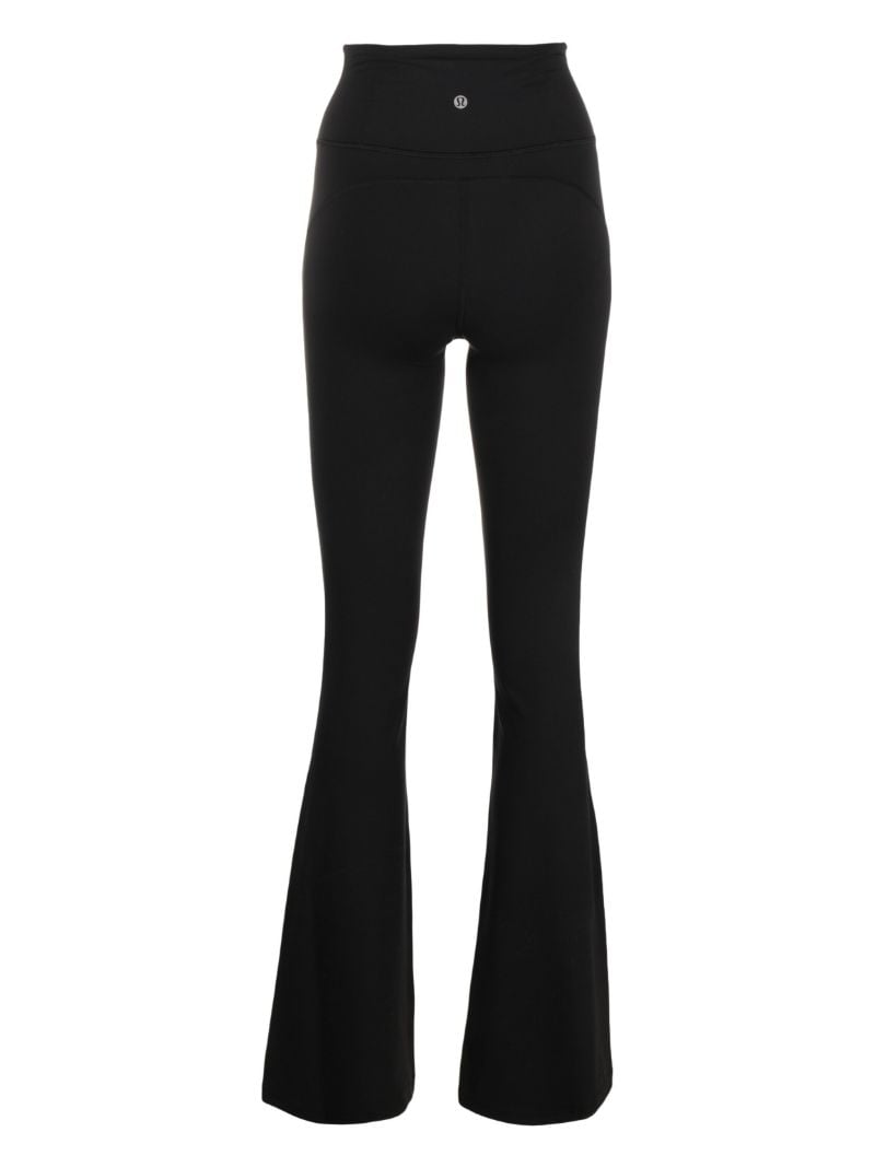Black Groove Super-high-rise Flared Trousers