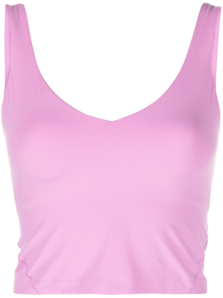 Pink Align Cropped Tank Top