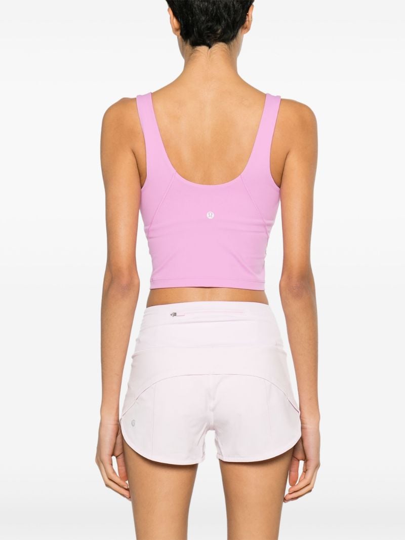 Pink Align Cropped Tank Top