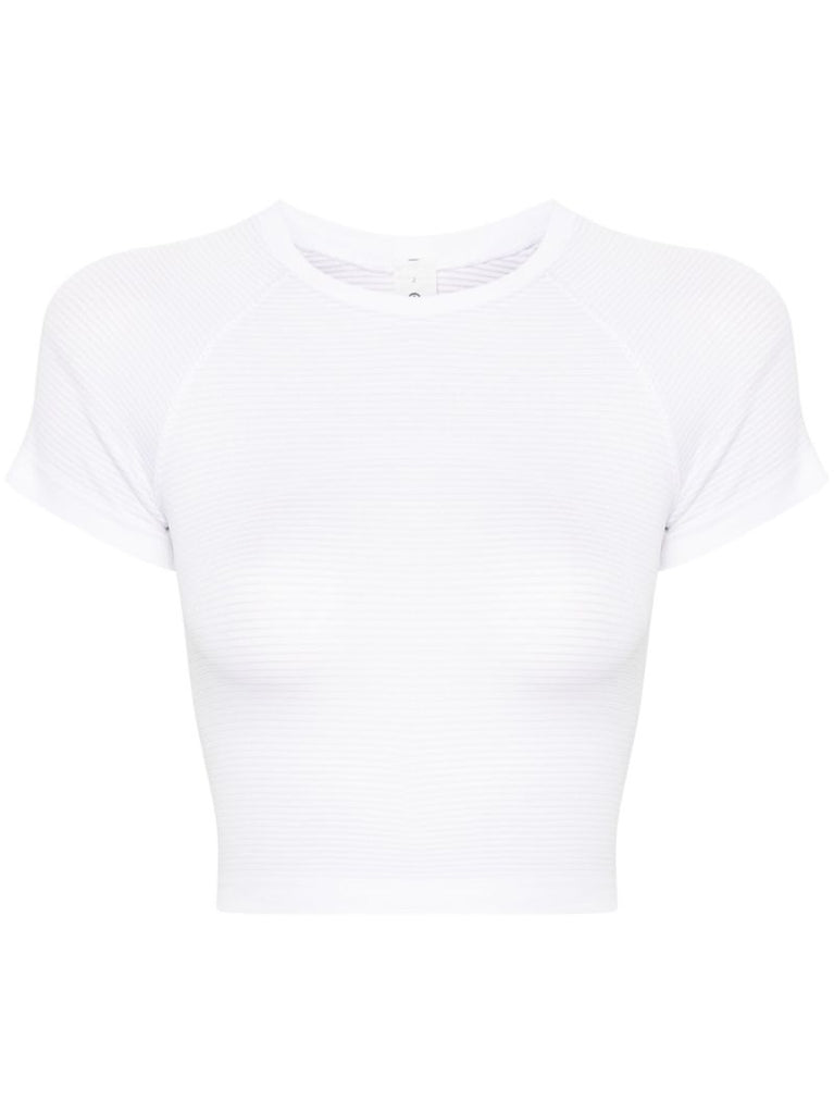 White Swiftly Tech Crop Top