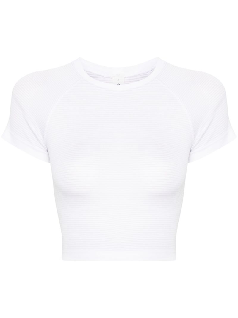 White Swiftly Tech Crop Top
