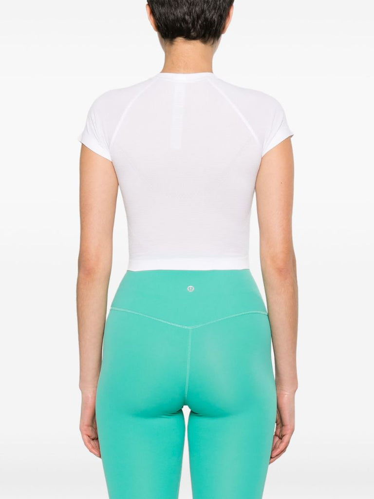 White Swiftly Tech Crop Top