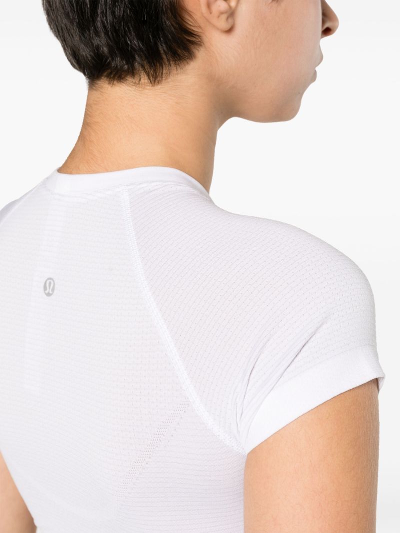 White Swiftly Tech Crop Top