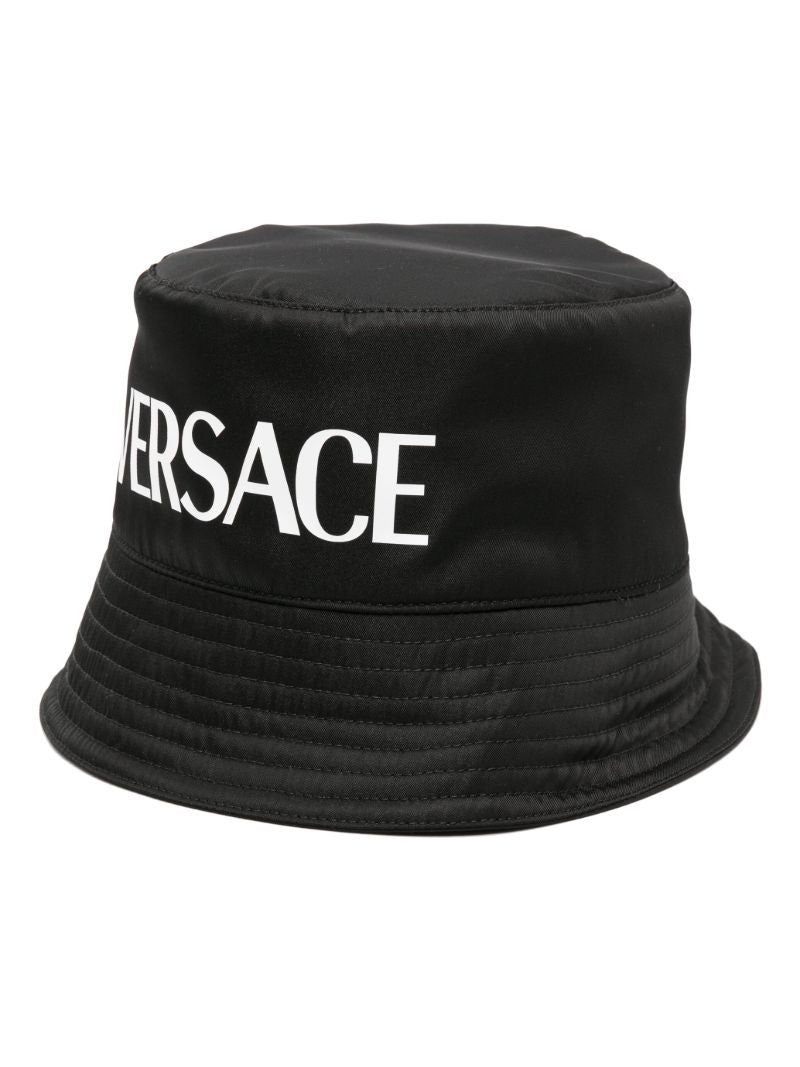 Black Logo-print Bucket Hat