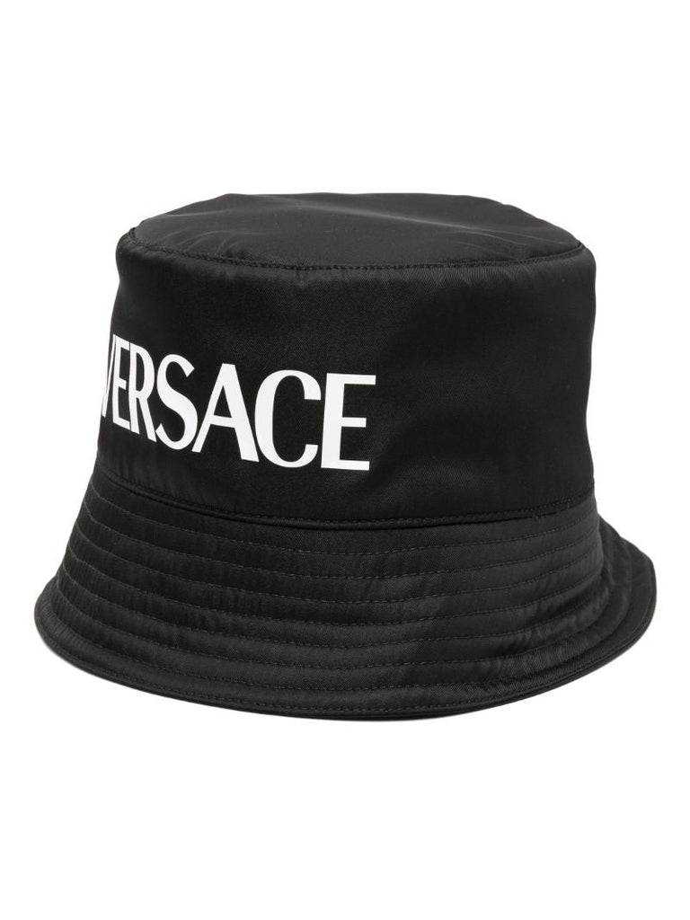 Black Logo-print Bucket Hat