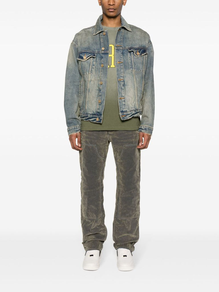 Blue P027 Oversized Denim Jacket